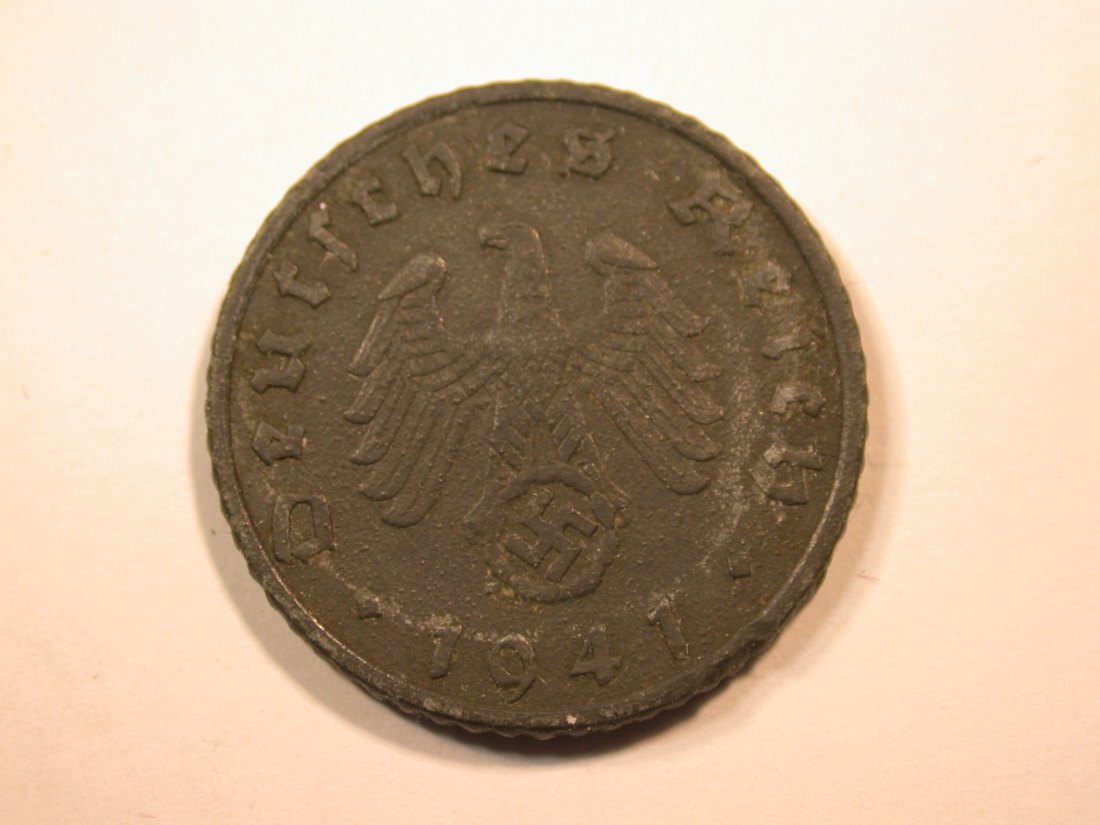  E23  3.Reich  5 Pfennig 1941 G in ss  Originalbilder   