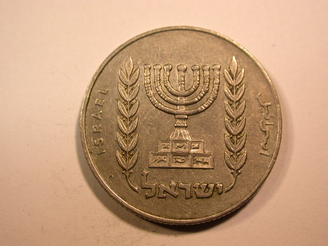 E24 Israel  1/2 Lira 1963 in ss-vz  Originalbilder   