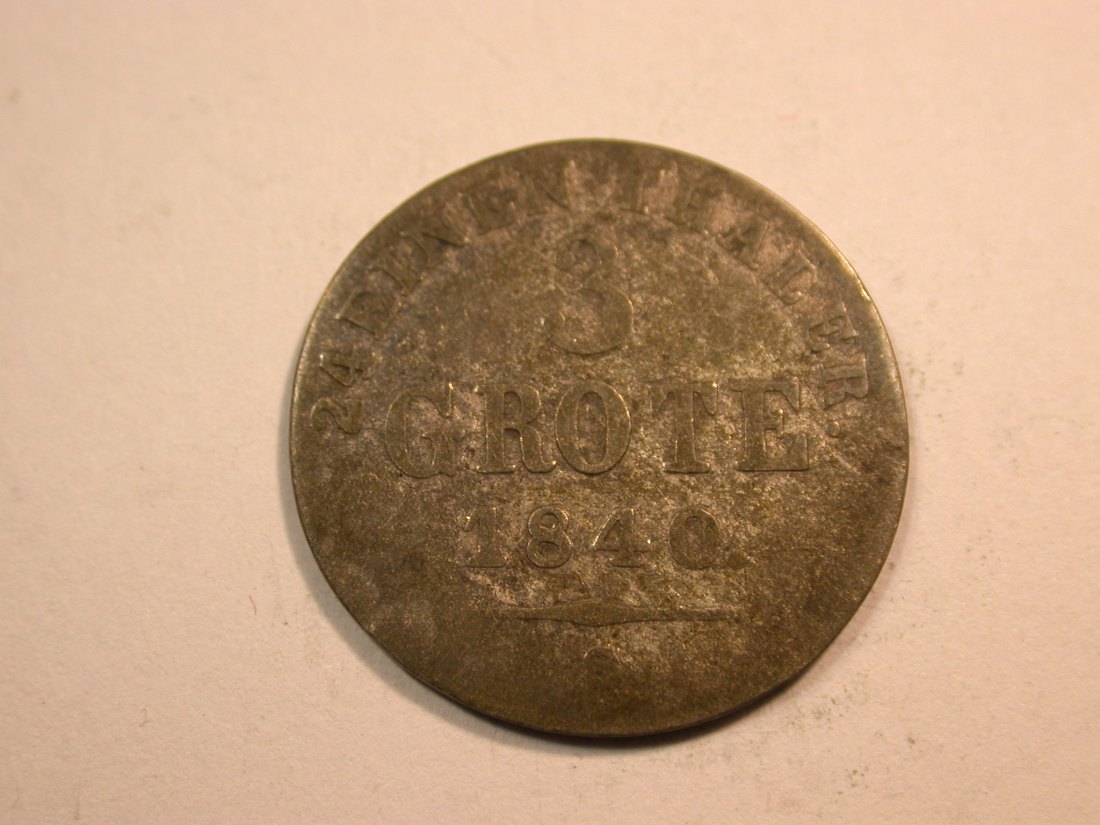 E24 Oldenburg 3 Grote 1840 in s-ss Originalbilder