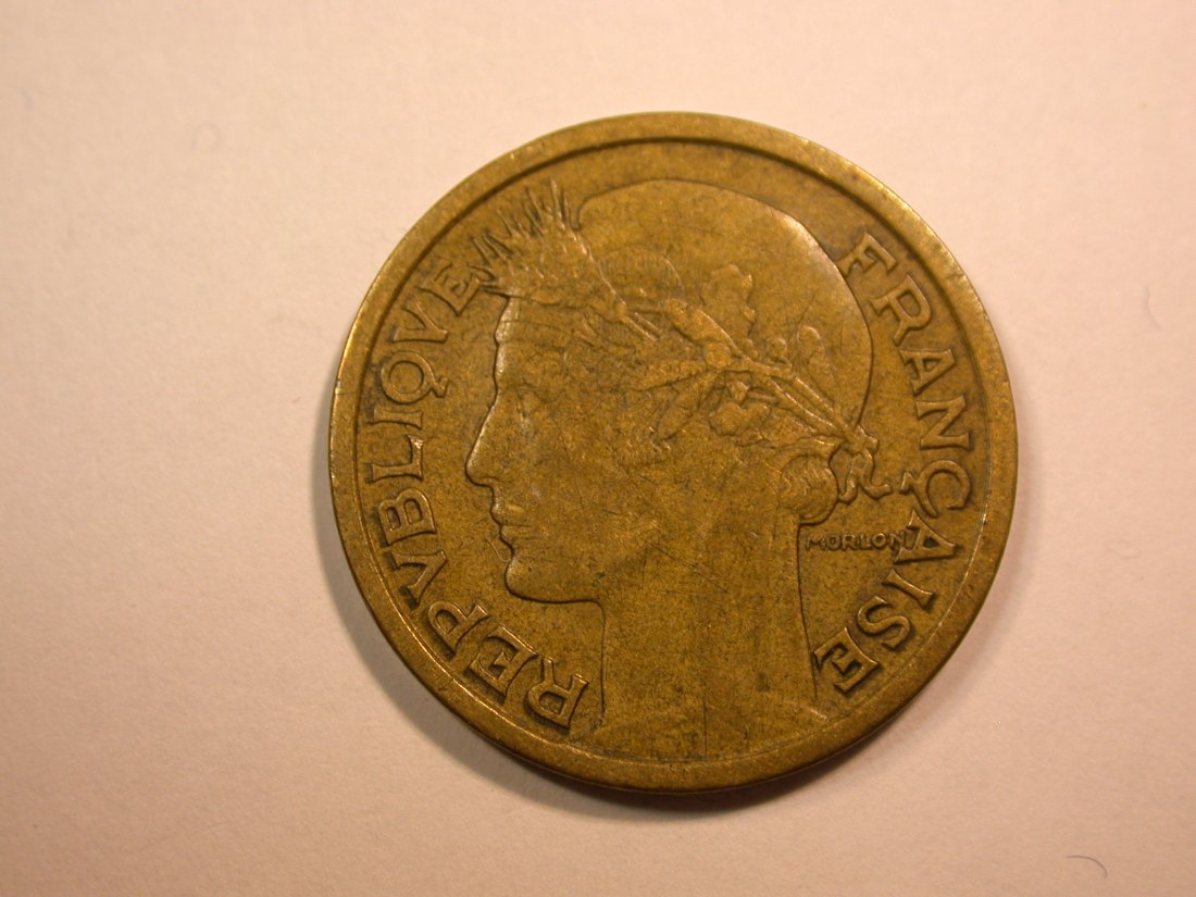  E25 Frankreich  1 Franc  1939 in ss   Originalbilder   
