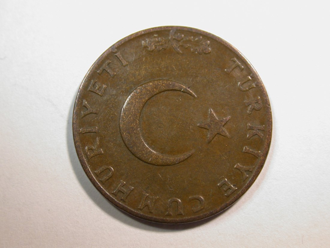  E25  Türkei  10 Kurus 1963 in ss+   Originalbilder   