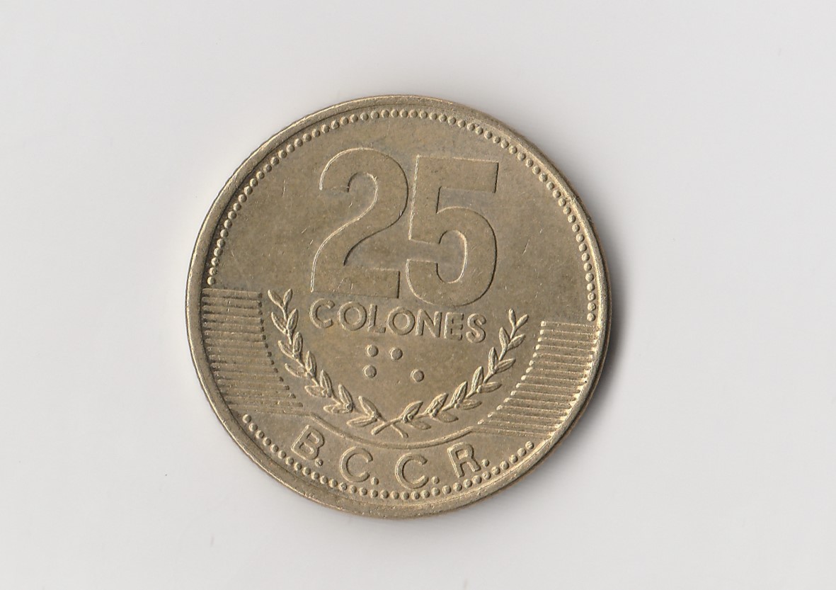 25 Colones Costa Rica 2001 (M099)