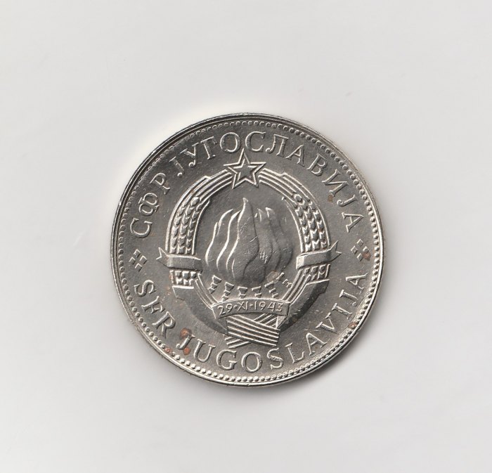  10 Dinara  Jugoslawien 1977 (M101)   