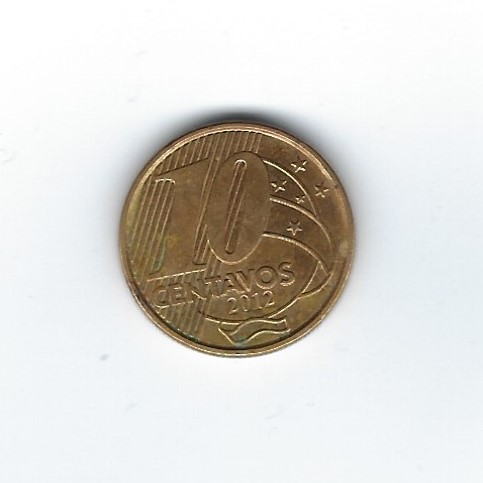  Brasilien 10 Centavos 2012   