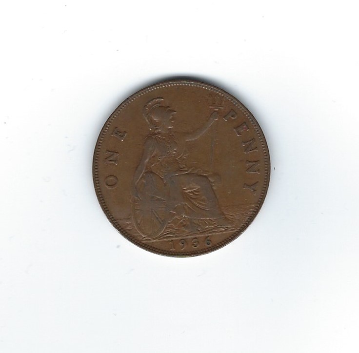  Großbritannien 1 Penny 1936   