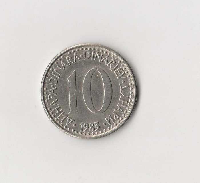  10 Dinar Jugoslawien 1983 (M122)   