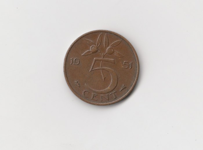  5 cent Niederlanden 1951 (M125)   