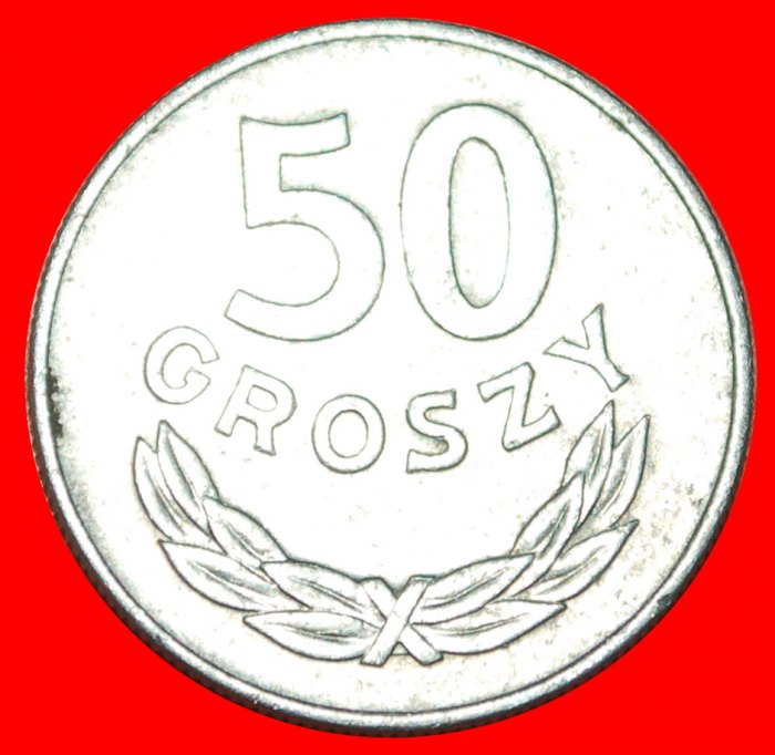 · CZECHOSLOVAKIA~LARGE LEGEND (1957-1985): POLAND ★ 50 GROSZY 1976! LOW START ★ NO RESERVE!