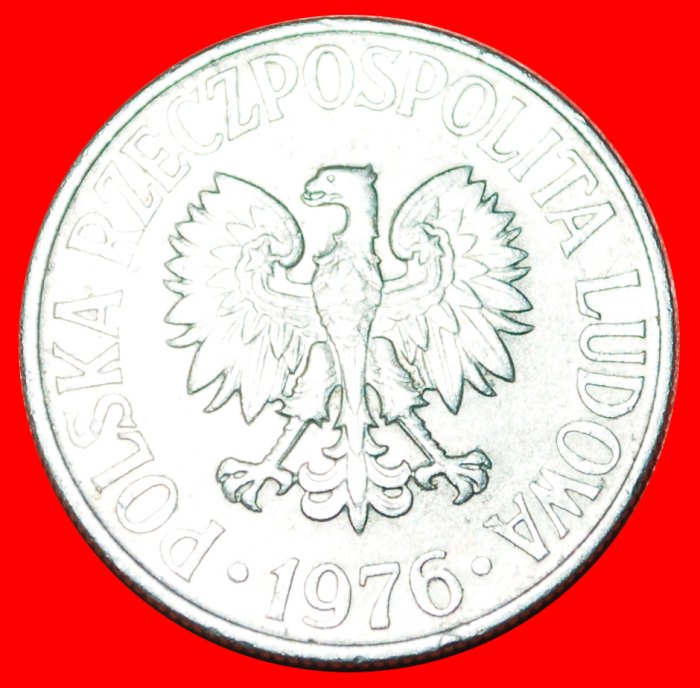  · CZECHOSLOVAKIA~LARGE LEGEND (1957-1985): POLAND ★ 50 GROSZY 1976! LOW START ★ NO RESERVE!   