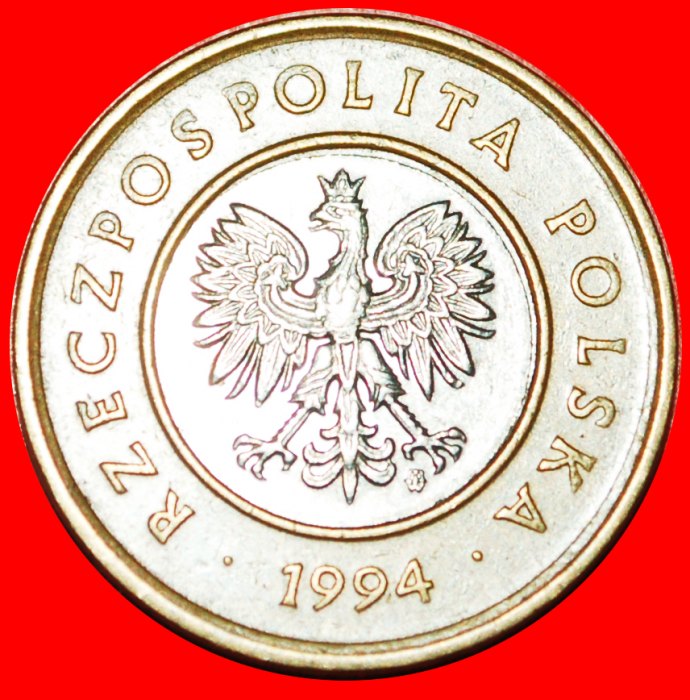  · 2 OAK LEAVES (1994-2020): POLEN ★ 2 ZLOTY 1994! BIMETALLISCH! OHNE VORBEHALT!   