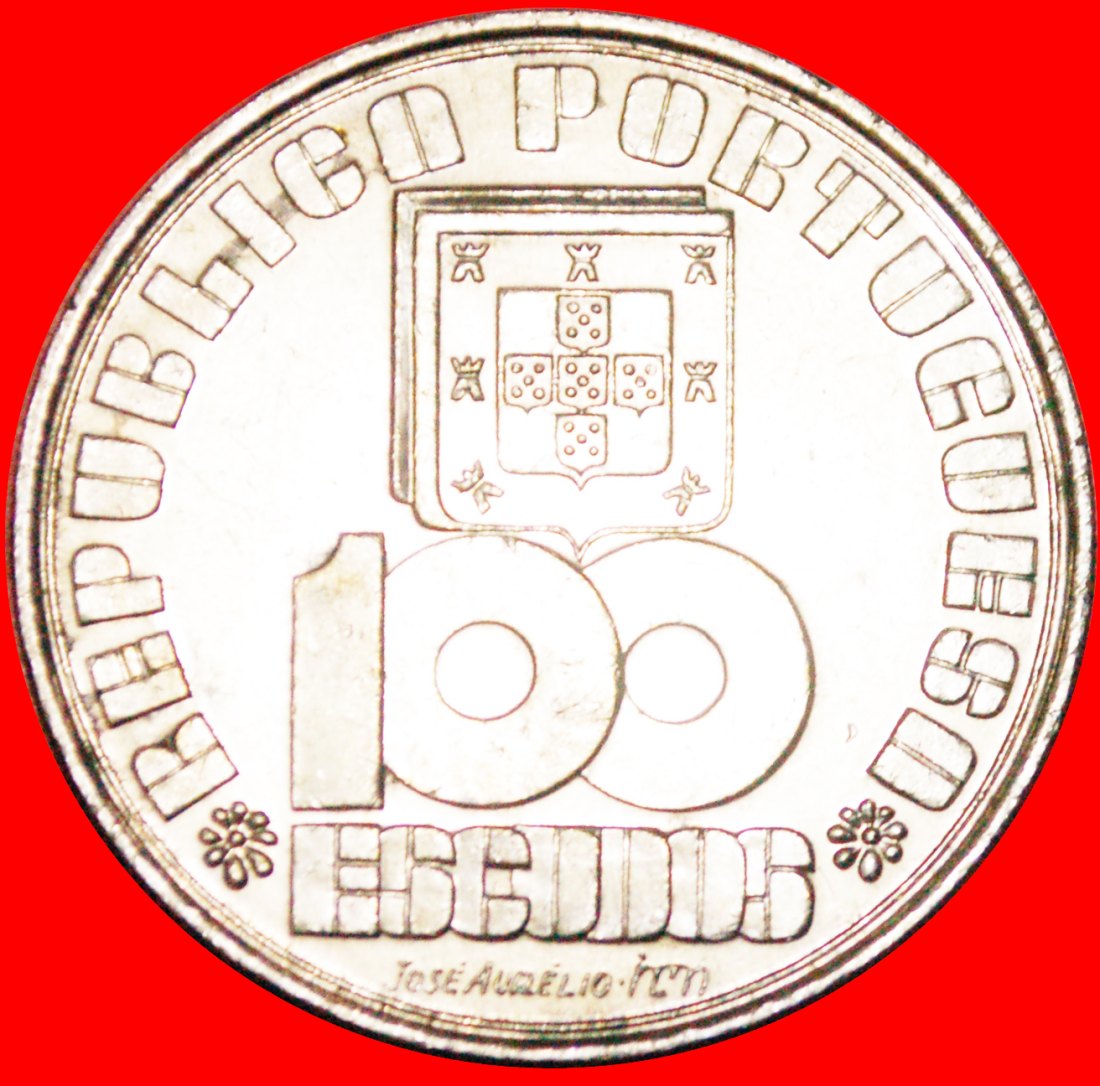  · DICHTER PESSOA 1888-1935: PORTUGAL ★ 100 ESCUDOS 1985 SCHIFF VZGL STEMPELGLANZ! OHNE VORBEHALT!   