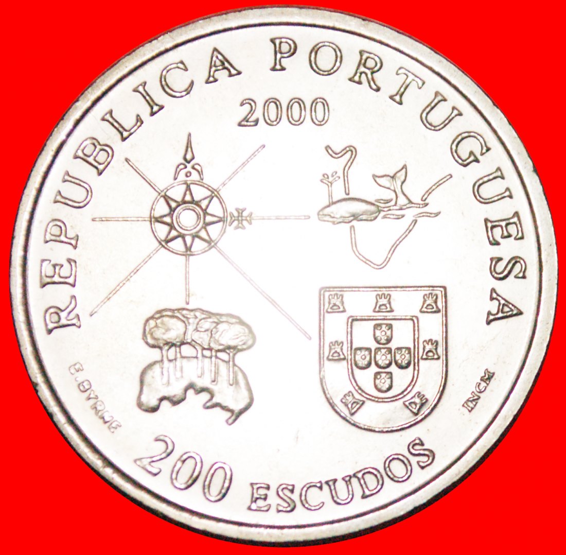  · SHIP: PORTUGAL ★ 200 ESCUDOS 1491-1500 2000 MINT LUSTER UNCOMMON! LOW START ★ NO RESERVE!   