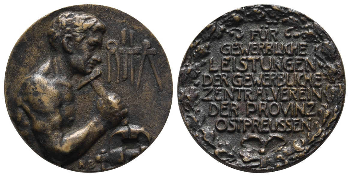  Medaille o.J.; Bronze, 48,06 g, Ø 48 mm   