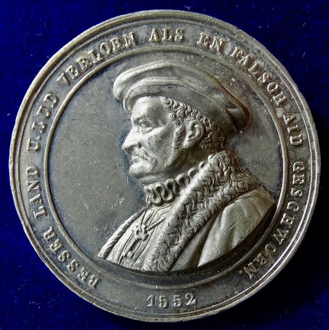  Hessen - Kassel, Medaille 1862 o.J. auf die Wiederherstellung der Verfassung von 1831.   