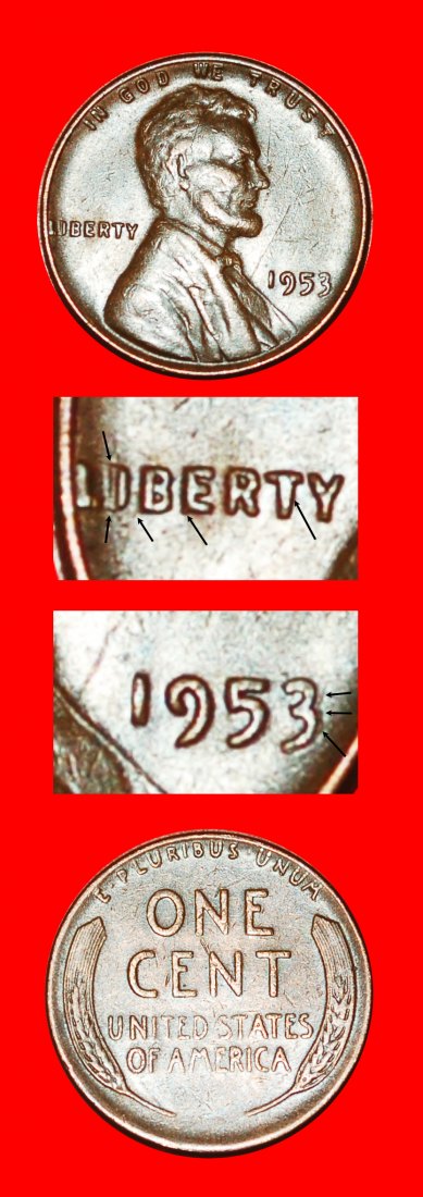  · DISCOVERY COIN WHEAT PENNY (1909-1958): USA ★ 1 CENT 1953! UNPUBLISHED! LOW START ★ NO RESERVE!   