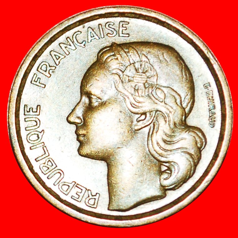  · SCHWANZ: FRANKREICH ★ 10 FRANCS 1954! SELTEN! OHNE VORBEHALT!   