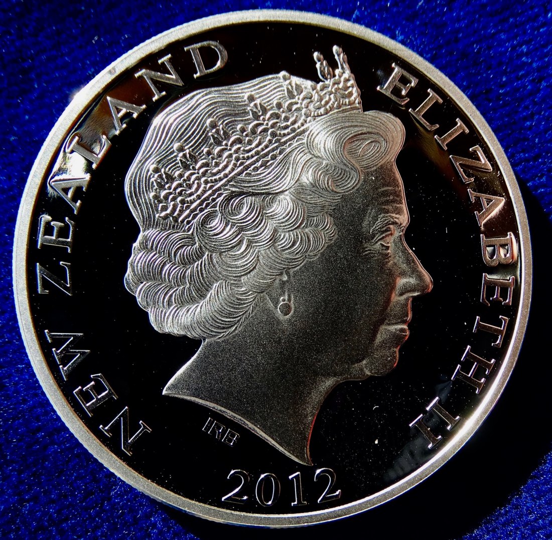  Neuseeland 1 Dollar 2012 Silber Unzenmünze 75 Jahre Royal New Zealand Air Force   