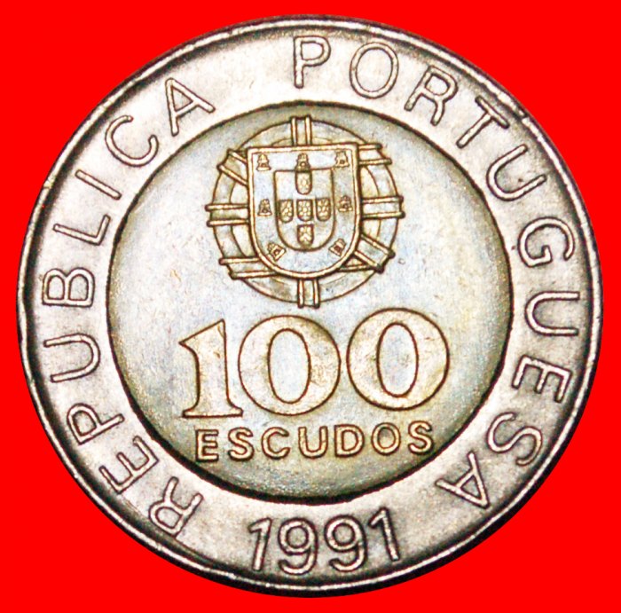  · NUNES (1502-1578): PORTUGAL ★ 100 ESCUDOS 1991! LOW START ★ NO RESERVE!   