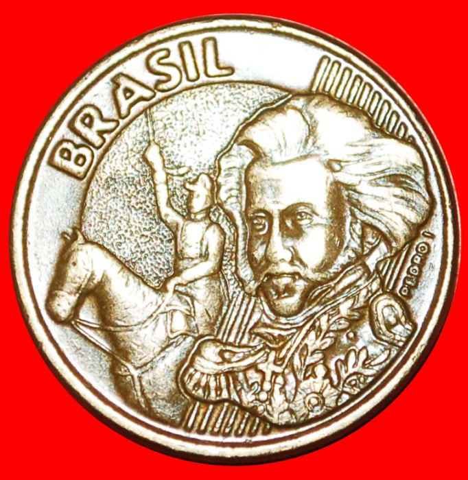  · PETER I. (1798-1834) UND SÜDKREUZ: BRASILIEN ★ 10 CENTAVOS 2005! OHNE VORBEHALT!   