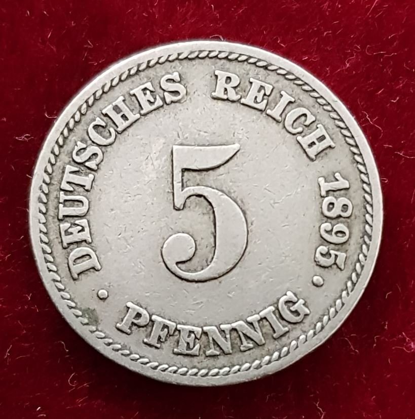 8460(01) 5 Pfennig (Deutschland) 1895/E in ss- .................................... von Berlin_coins