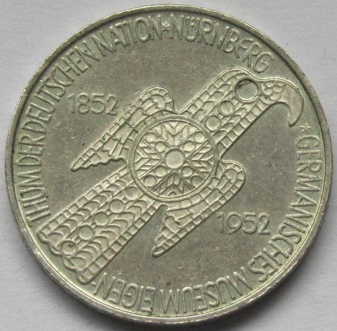 3018363 Deutschland 5 DM Germanisches Museum 1952 D