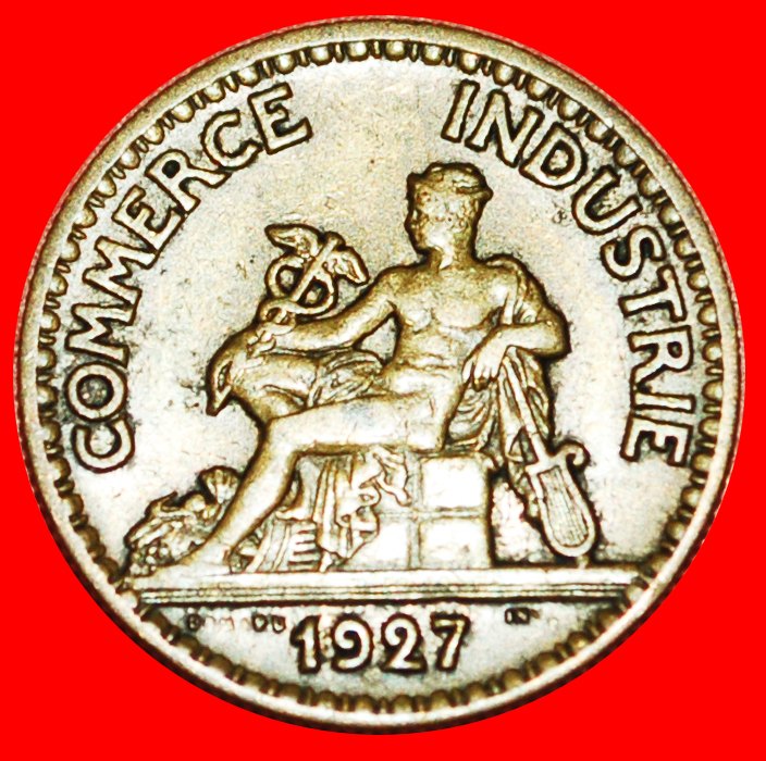 · NUDE GOD (1920-1929): FRANCE ★ 50 CENTIMES 1927! LOW START ★ NO RESERVE!