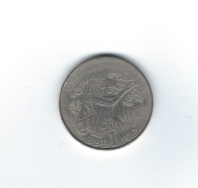  Tunesien 1 Dinar 1990   