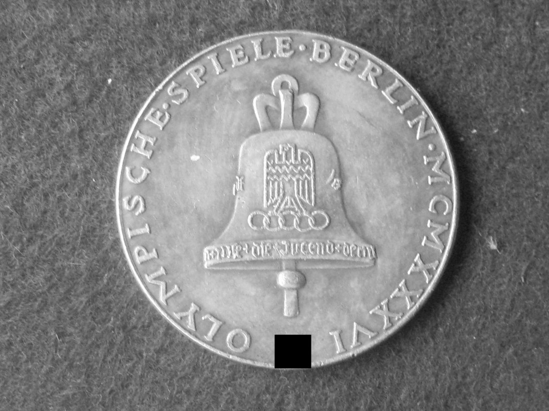 Medaille Olympische Spiele 1936 Berlin