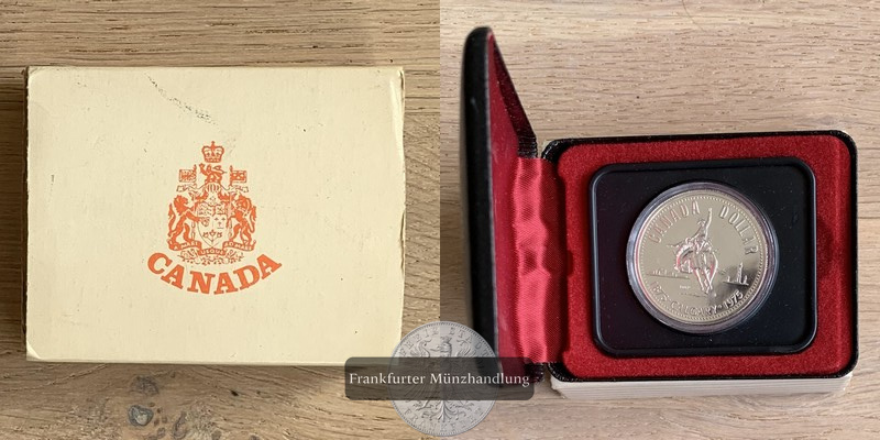  Kanada, 1 Dollar  1977  Silber Jubiläum    FM-Frankfurt    Feinsilber: 11,66g   