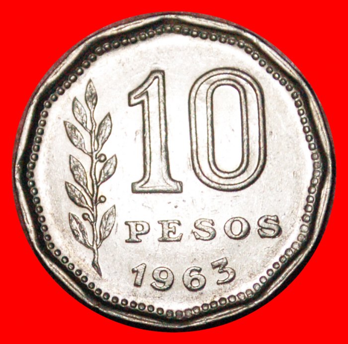  · PFERD 1931: ARGENTINIEN ★ 10 PESOS 1963! OHNE VORBEHALT!   