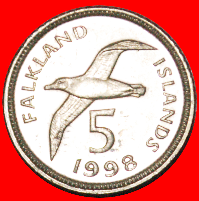  · ALBATROSS (1998-1999): FALKLAND ISLANDS ★ 5 PENCE 1998! LOW START ★ NO RESERVE!   