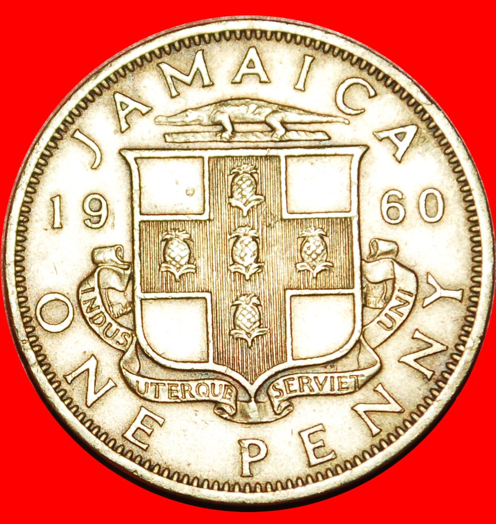  · GROSSBRITANNIEN (1953-1963): JAMAIKA ★ 1 PENNY 1960! OHNE VORBEHALT!   