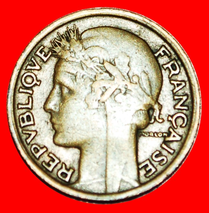  ·  3. REPUBLIK (1870-1940) FÜLLHÖRNER: FRANKREICH ★ 50 CENTIMES 1933! 9 geschlossen! OHNE VORBEHALT   