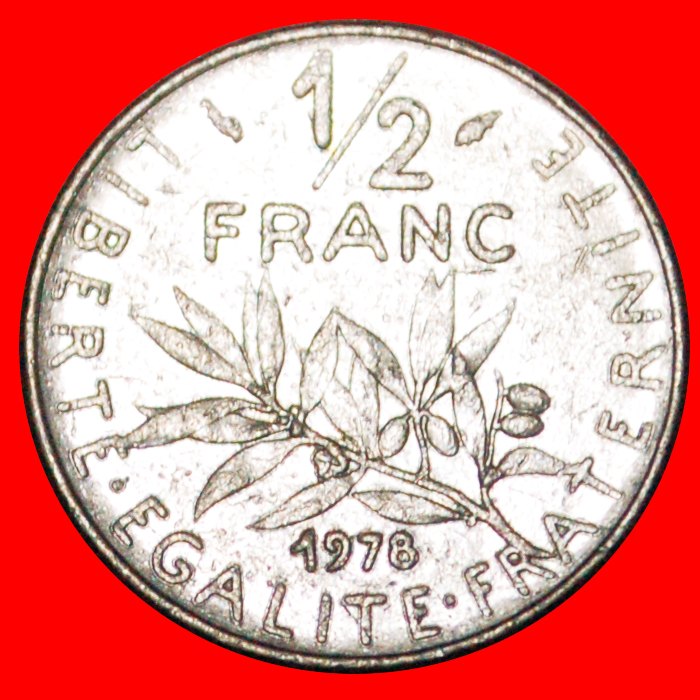  · SOWER (1964-2001): FRANCE ★ 1/2 FRANC 1978! LOW START★NO RESERVE!   