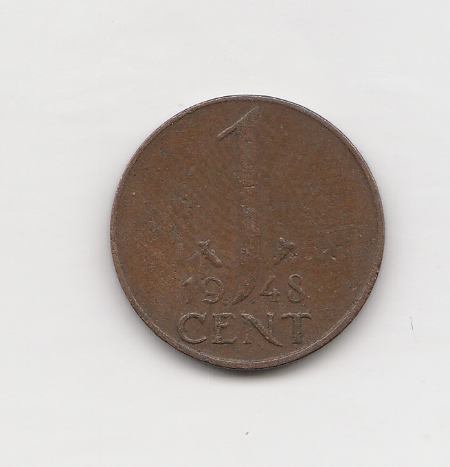  1 Cent Niederlande 1948 (M172)   