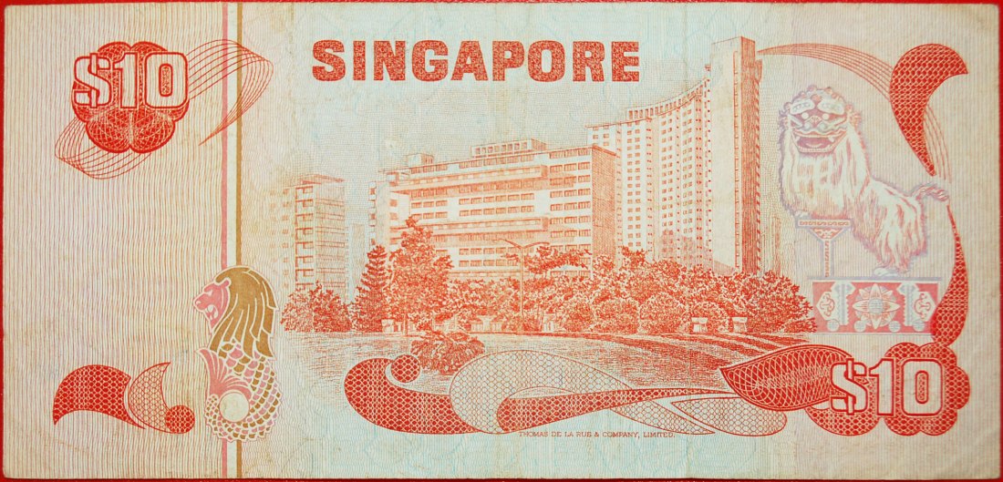  • BIRD SERIES (1976-1984): SINGAPORE ★ 10 DOLLARS (1979) KINGFISHER! LOW START ★ NO RESERVE!   