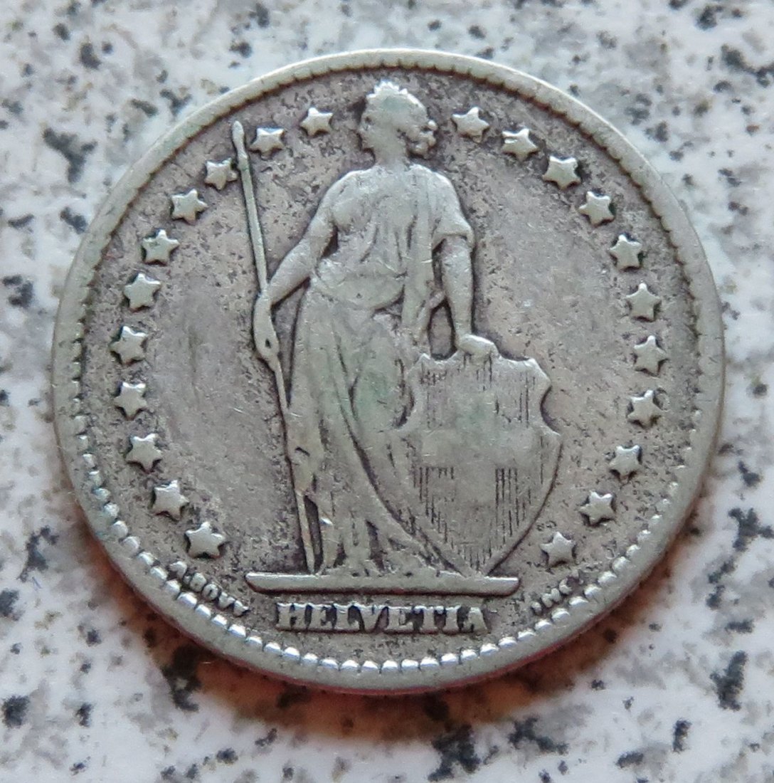  Schweiz 1 Franken 1899 B   