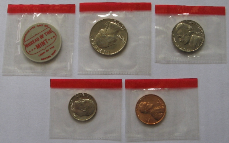  1970, USA, Kursmünzenset, Denver Prägeanstalt   
