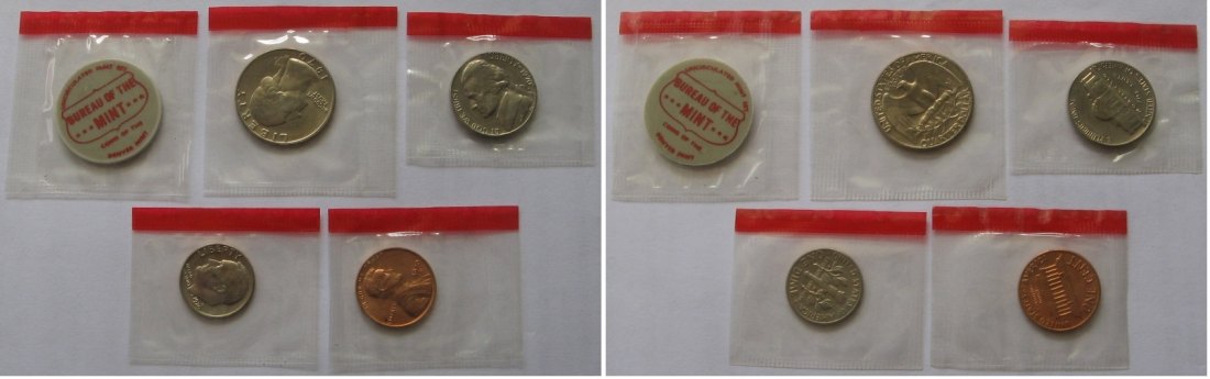  1970, USA, Kursmünzenset, Denver Prägeanstalt   