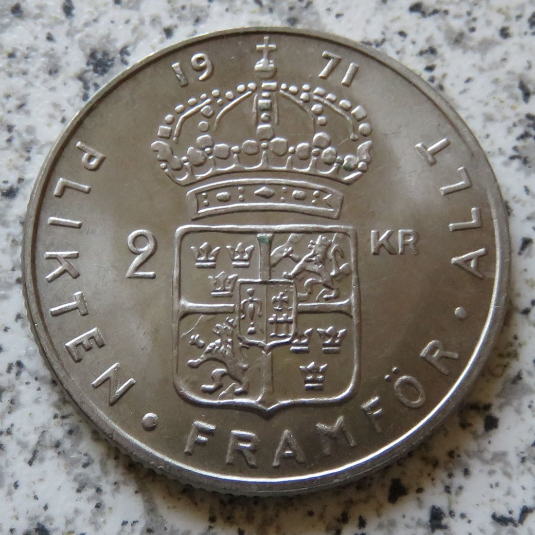  Schweden 2 Kronor 1971   