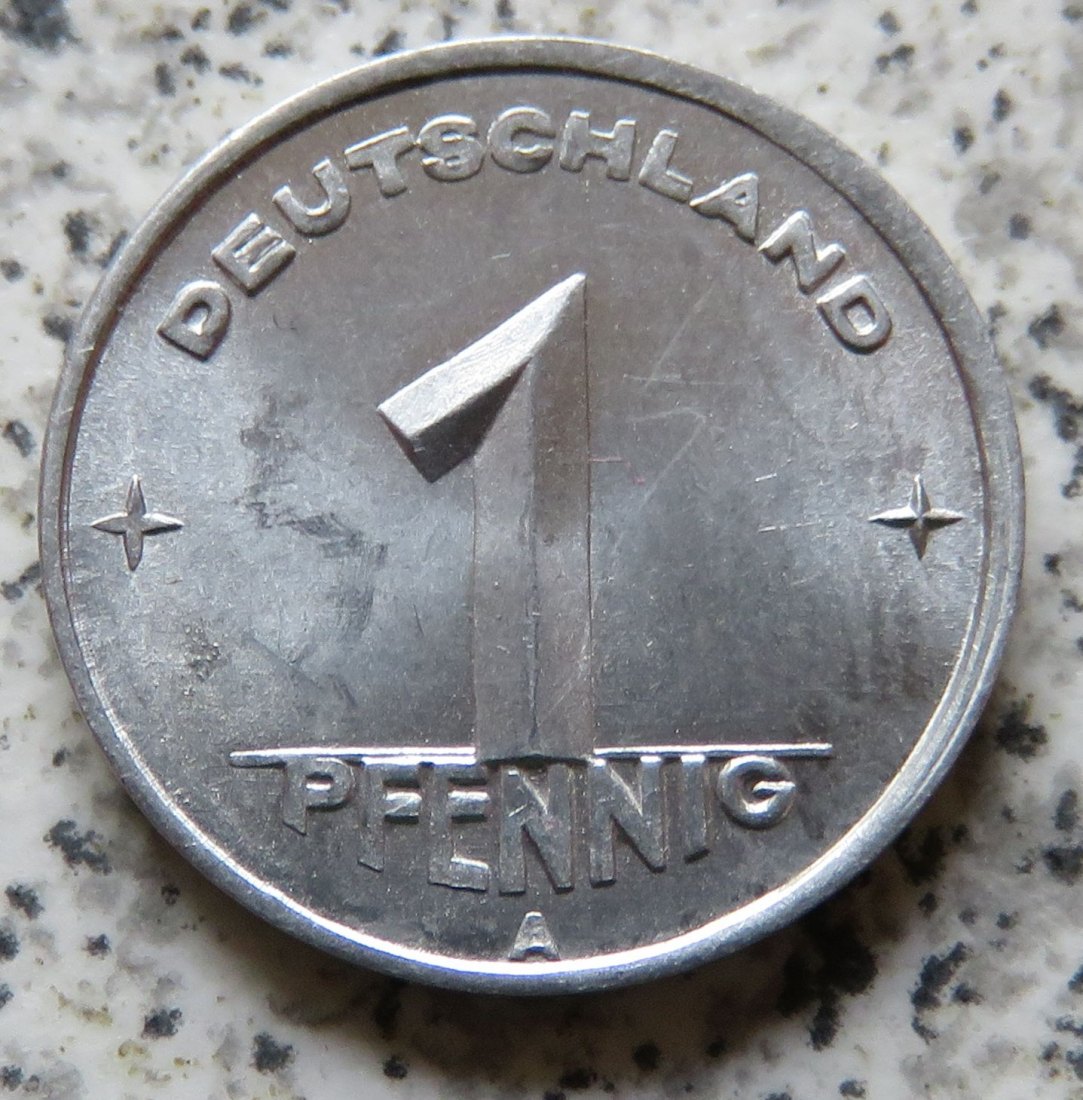  DDR 1 Pfennig 1948 A, vz/funz   
