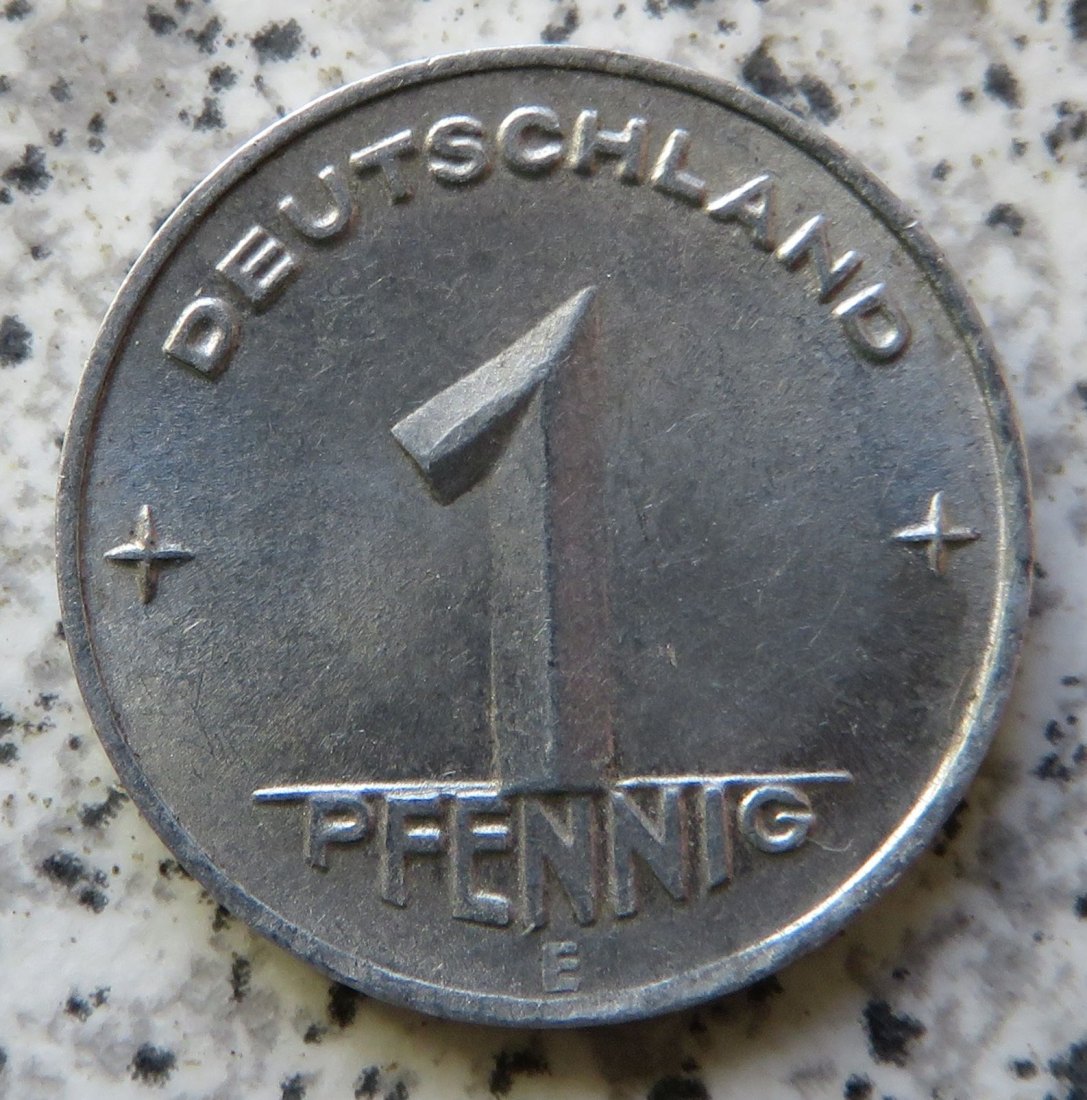  DDR 1 Pfennig 1950 E, besser   