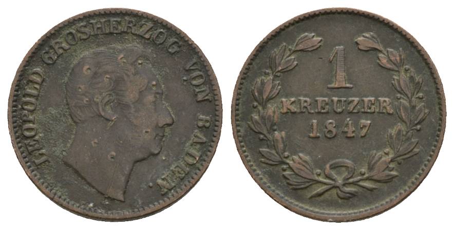 Altdeutschland, Kleinmünze 1847   