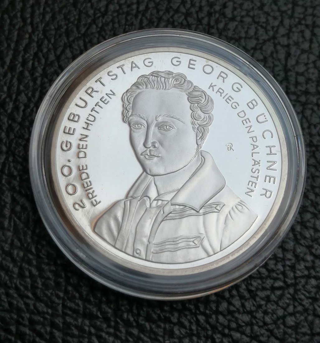  10 Euro Münze 2013  200 Geb.Georg Büchner PP gekapselt   