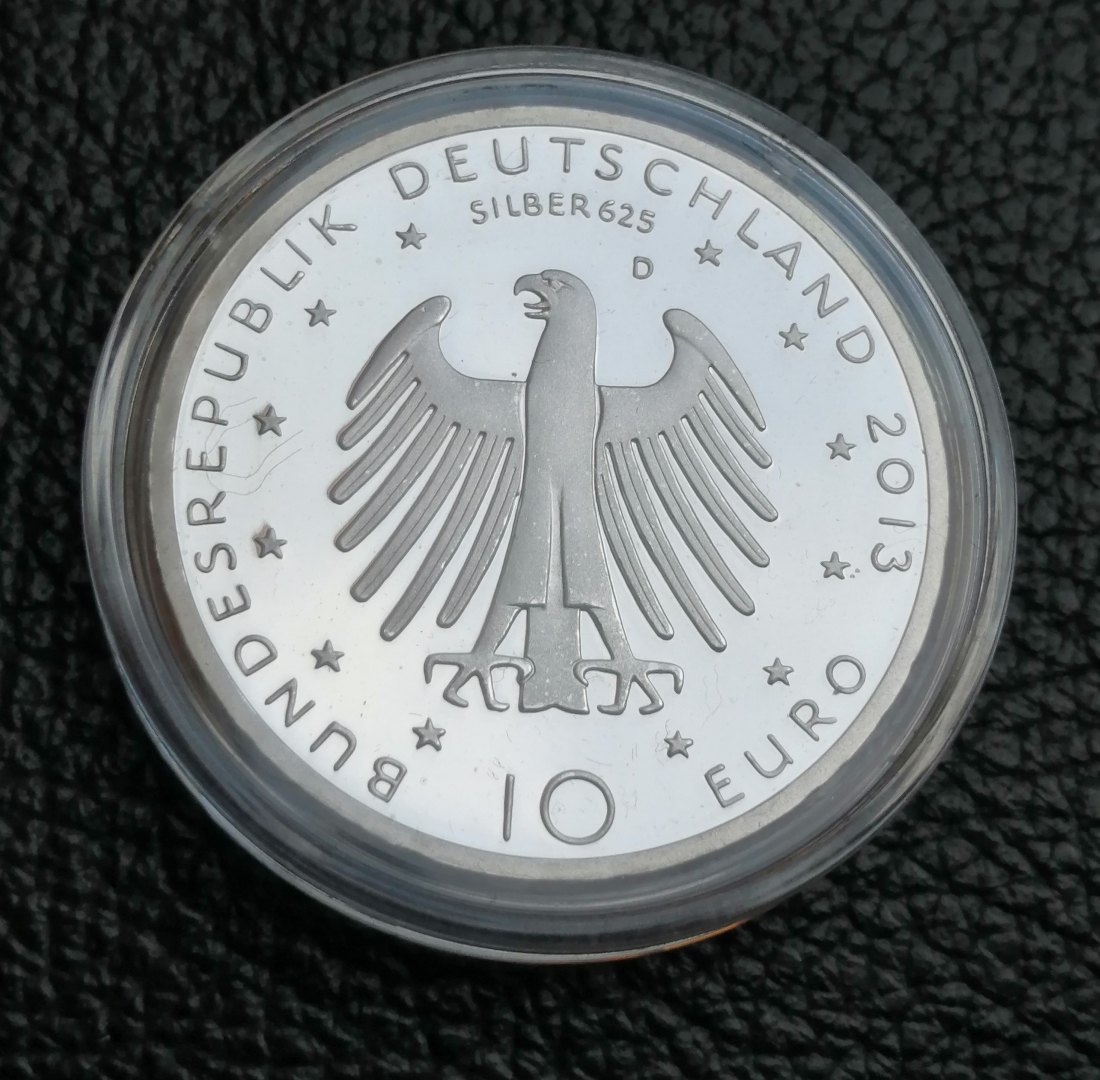  10 Euro Münze 2013 200. Geburtstag Richard Wagner Polierte Platte/proof gekapselt   