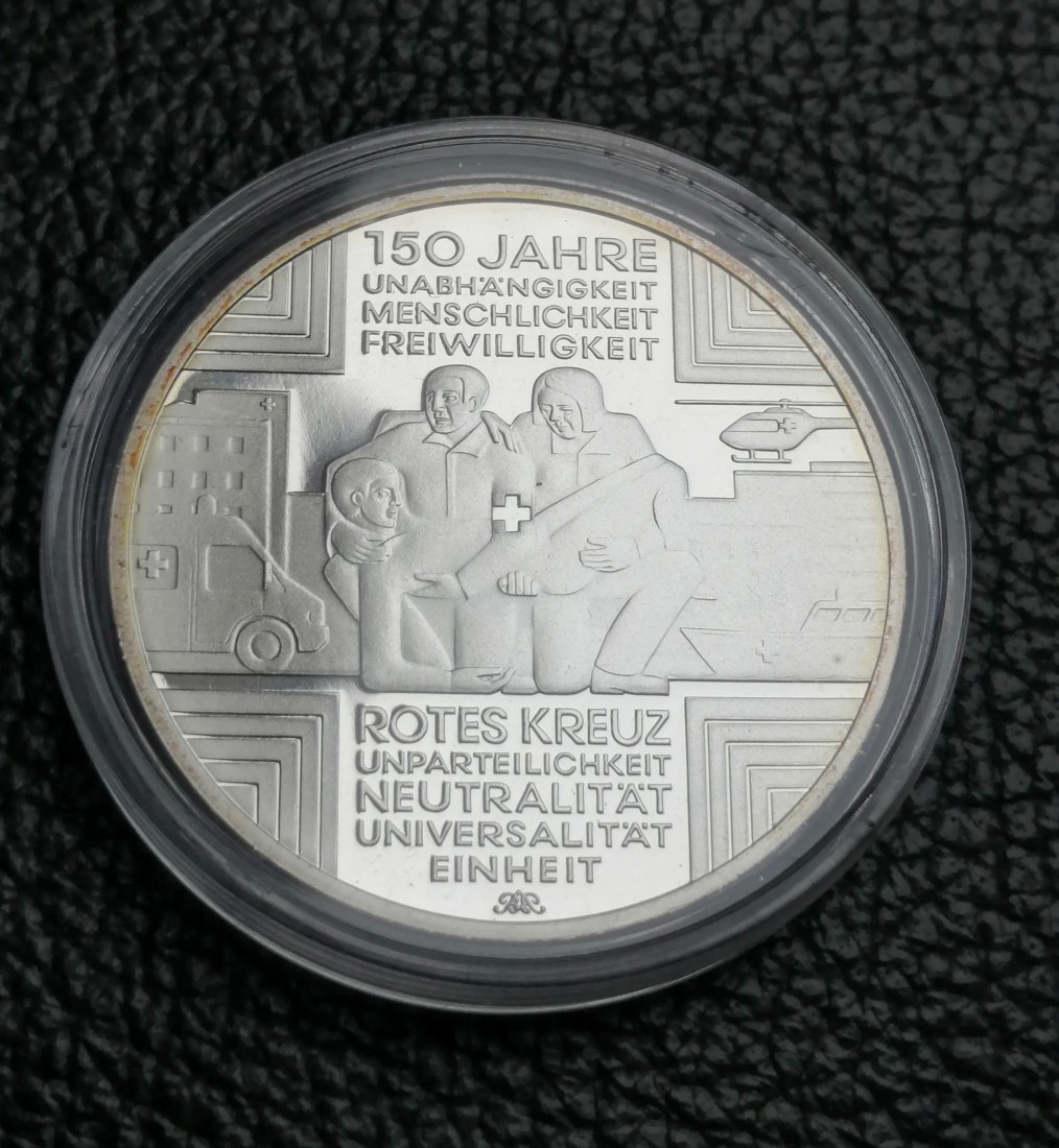  10 Euro Münze 2013 150 Jahre Rotes Kreuz polierte Platte / PP   