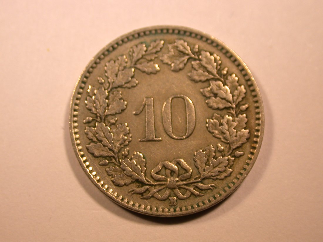 E26 Schweiz 10 Rappen 1948 in ss Originalbilder