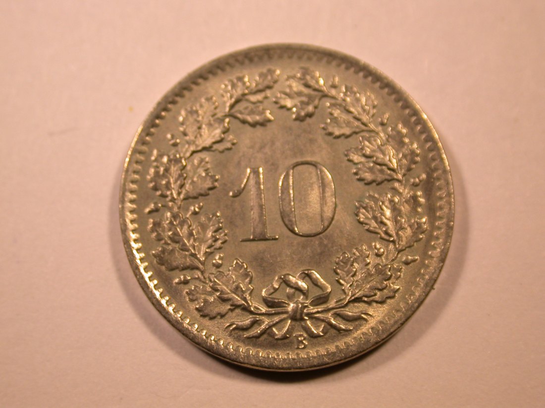 E26 Schweiz 10 Rappen 1968 in St Originalbilder