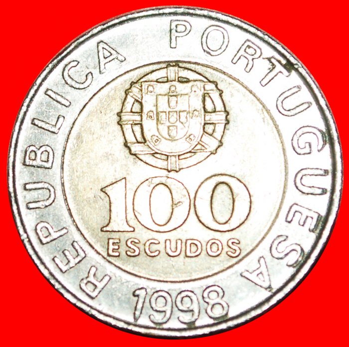  • NUNES (1502-1578): PORTUGAL ★ 100 ESCUDOS 1998! INTERESSANTE TYP! OHNE VORBEHALT!   