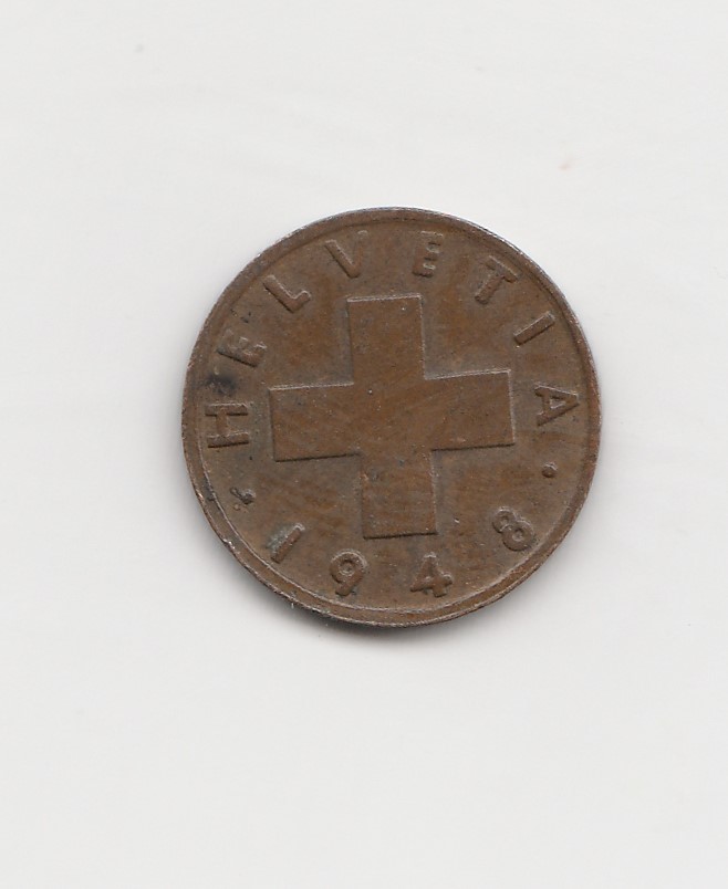  1 Rappen Schweiz 1948 (M233)   